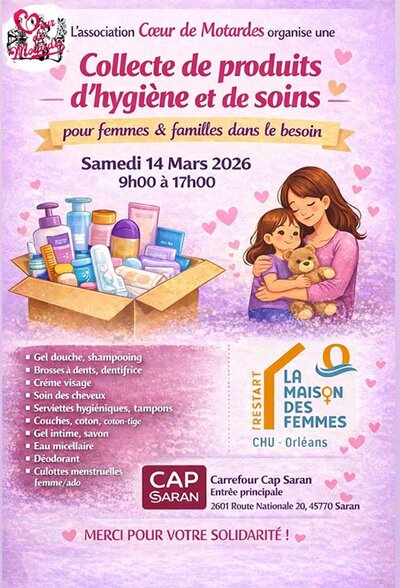 Collecte de produits d’hygiène