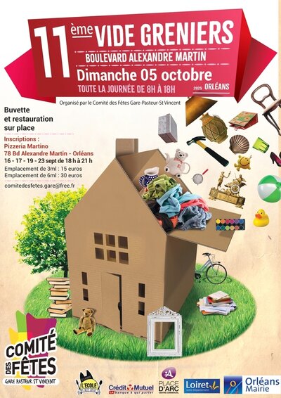 Vide-greniers bd Alexandre-Martin