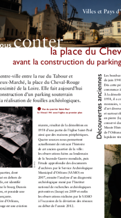 Laissez-vous conter la place du Cheval-Rouge avant la construction du parking souterrain