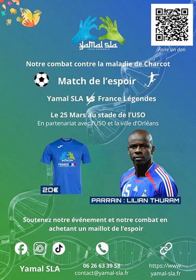 Match caritatif avec Lilian Thuram