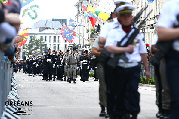 fêtes de Jeanne d'Arc - défilé militaire 